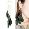 Trendy-Green-Leaves-Feather-Long-Tassels-Cuff-Clip-Earrings-Without-Piercing-Crawlers-Women-Ear-Cuff-Fashion_1
