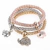 3pcs-set-Bracelet-Set-Fashion-Hot-Sale-Charm-Chain-Bracelets-Jewelry-Snake-Chain-Pendant-Elephant-Bracelet_4