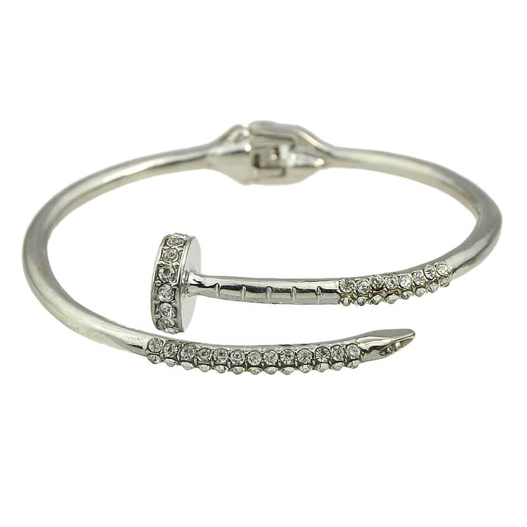 rhinestone-nail-bracelet-silver