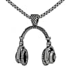 retro-headphone-pendant-necklace-silver