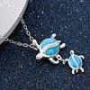 Blue-Stone-Double-Turtle-Pendants-Necklaces-For-Women-Fashion-Animal-Jewelry_3