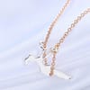 Swinging Girl Chain Necklace5
