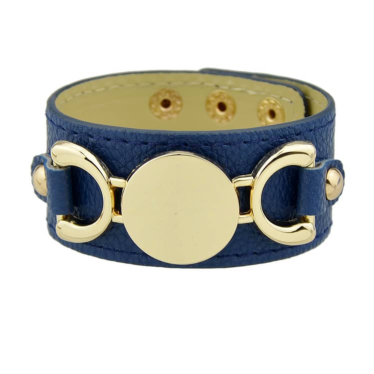 wide-leather-wrap-golden-bracelet-blue
